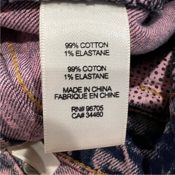 Rebecca Taylor La Vie Ines Pink Acid Wash Straight Leg Jeans. NWT - Picture 11 of 14